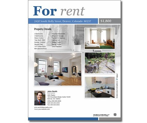 Classic For Rent Flyer