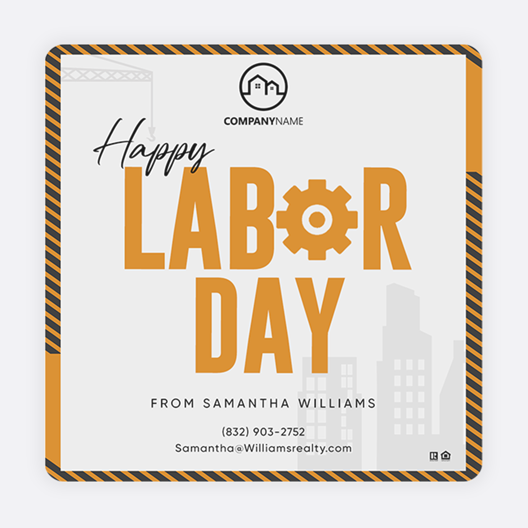 Happy Labor Day social post for Facebook and Instagram