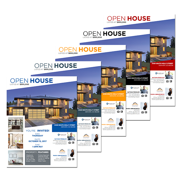 Real estate team open house flyer