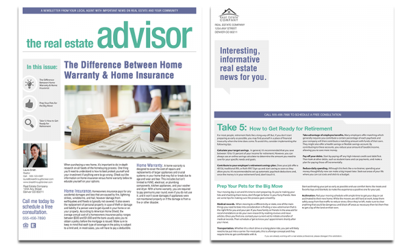 Real Estate Advisor Newsletter 2020 Issue 2